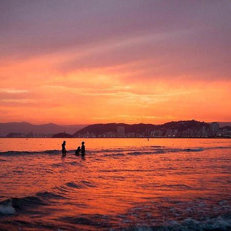 Apartamento De Frente Para Praia Com Wi-Fi Santos  Esterno foto